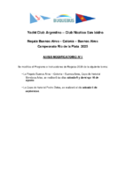 Campeonato Rio de la Plata Buquebus 2025 – AM N°1